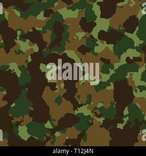 Military or hunting camouflage background texture, vector illustration Stock Vector
