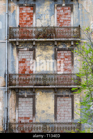 Old building in the streets of Lisboa Stock Photo