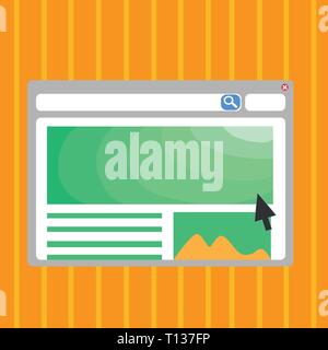 Blank Template of Pastel Colorful Website Layout Design for Homepage Format Design business concept Empty copy text for Web banners promotional materi Stock Vector