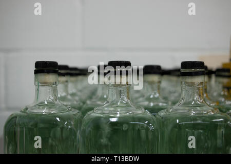 bottles of Brighton Gin Stock Photo