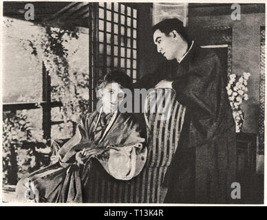 Promotional photography of Sessue Hayakawa in the Temple of Dusk - Silent movie era Stock Photo