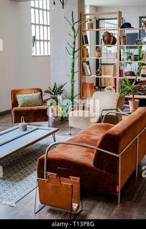 Interior of a loft office Stock Photo