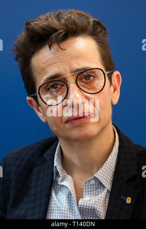Leipzig, Germany. 22nd Mar, 2019. Masha Gessen, Russian-American journalist, is a guest at the Leipzig Book Fair. The Book Fair will continue until 24.03.2019. Credit: Jan Woitas/dpa-Zentralbild/dpa/Alamy Live News Stock Photo