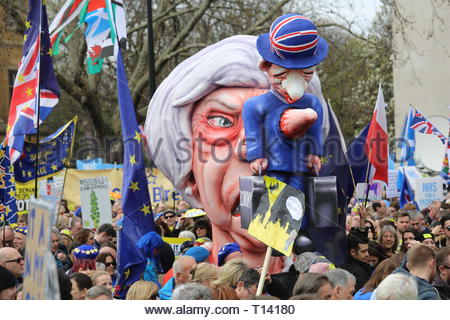 London, UK. 23rd Mar 2019. Supporters of a final say on leaving the EU have started gathering in London for the protest which will end up in Westminster.Many well known speakers including Tom Watson has said he will take part in the rally. Other speakers so far have included Caroline Lucas and Clive Lewis. Credit: Clearpix/Alamy Live News Credit: Clearpix/Alamy Live News