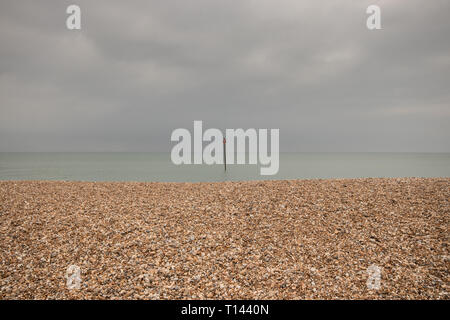 Bognor Regis, United Kingdom, 23rd March 2019, a dull but mild Spring
