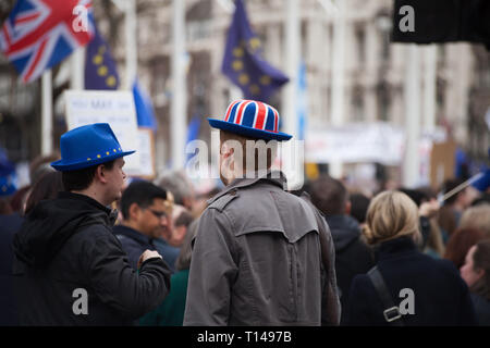 Put It To People March in Central London,London.UK.  March 23,2019.Credit: Ng’ang’a/Alamy Live News. Stock Photo