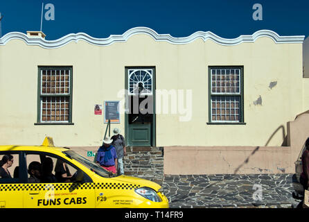 Cape Town’s Bo-Kaap Museum, set in the colorful neighborhood of Bo-Kaap offers exhibits about the South African Islamic community history and culture. Stock Photo