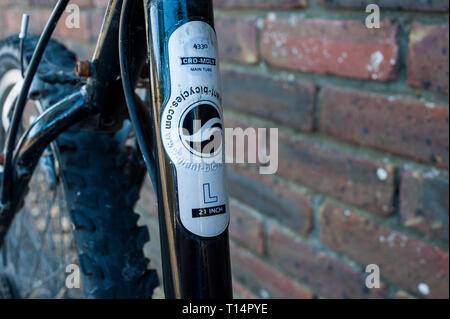 an old Giant mountain bike Stock Photo Alamy