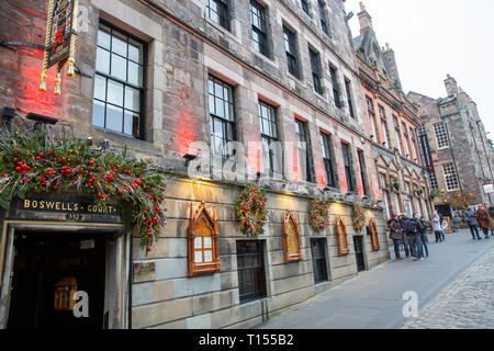 The Witchery restaurant on the royal mile in Edinburgh,Scotland,UK Stock Photo