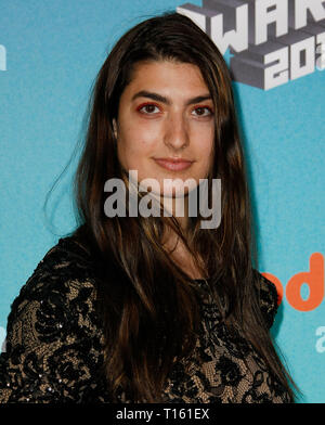 Rachel Levin at Nickelodeon's 2019 Kids' Choice Awards held at Galen