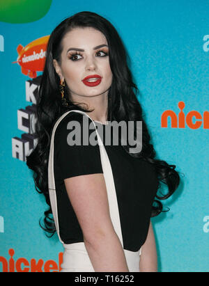 Los Angeles, USA. 23rd Mar, 2019. PAIGE attends Nickelodeon's 2019 Kids' Choice Awards at Galen Center on March 23, 2019 in Los Angeles, California. Photo: imageSPACE Credit: Imagespace/Alamy Live News Stock Photo