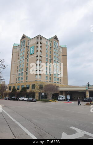 Frisco, USA. 23rd March, 2019.  The Embassy Suites Dallas – Frisco Hotel and Convention Center is home of the 2019 Texas Pinball Festival. Credit: Mariana Fernandez/Alamy Live News Stock Photo