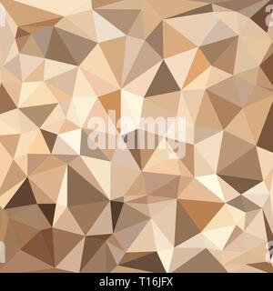 Abstract polygonal background of many triangles in brown and yellow colors Stock Vector