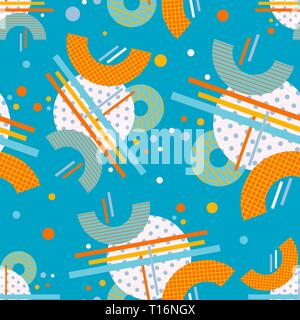 Abstract seamless pattern. Geometric composition. Modern background design. Stock Vector