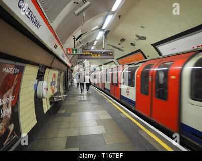 London, United Kingdom - 21 april 2017: Image of the London Tube. Stock Photo