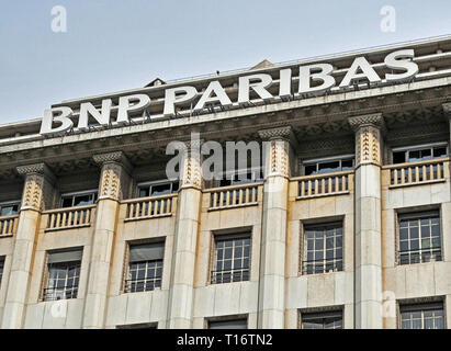 BNP PARIBAS bank, Paris, France Stock Photo