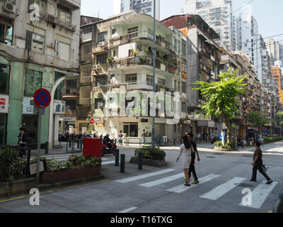 Macau, China - November 2, 2017: a recording from daily life in Macau.