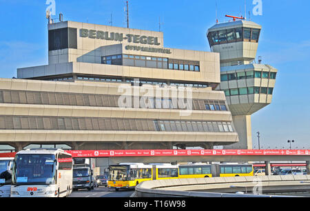 Berlin Tegel airport Otto Lilienthal, Berlin, Germany Stock Photo