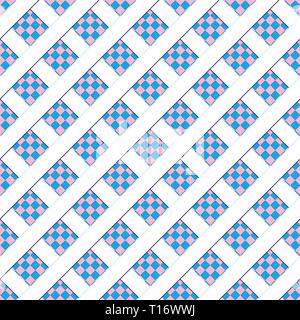 Blue seamless patten, vector illustration Stock Vector