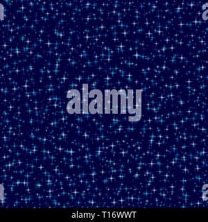 Abstract seamless background with night sky pattern,vector illustration Stock Vector