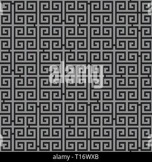 Abstract seamless background with labyrinth, Vector illustration Stock Vector