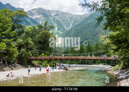 It is the prime attraction of the Chubu SangakuNational Park Stock Photo