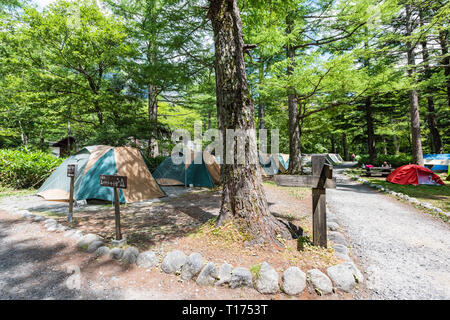 It is the prime attraction of the Chubu SangakuNational Park Stock Photo