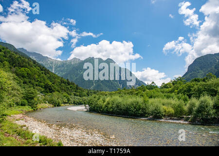 It is the prime attraction of the Chubu SangakuNational Park Stock Photo