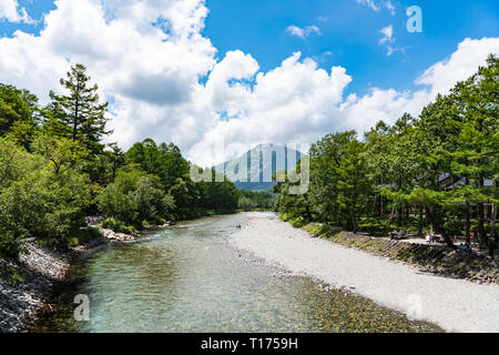 It is the prime attraction of the Chubu SangakuNational Park Stock Photo