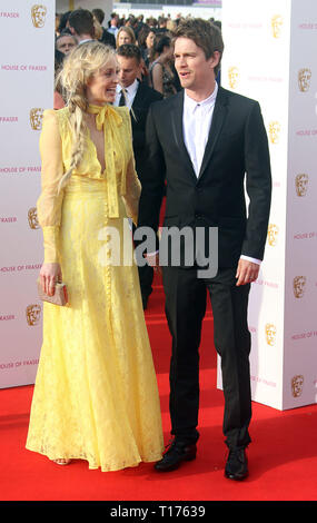 May 08, 2016 - London, England, UK - BAFTA TV Awards 2016, Royal Festival Hall - Red Carpet Arrivals Photo Shows: Fearne Cotton and husband Jesse Wood Stock Photo