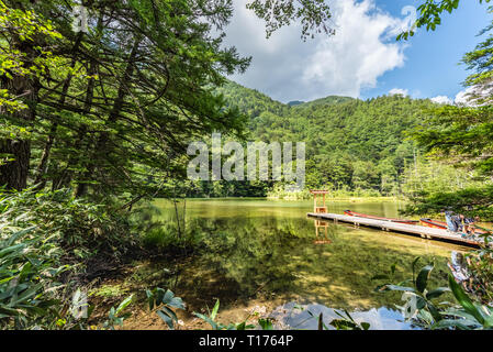 It is the prime attraction of the Chubu SangakuNational Park Stock Photo