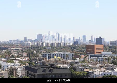 Downtown of Los Angeles Stock Photo