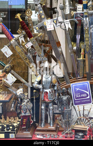 Souvenirs from Spain editorial photography. Image of swords - 104069687