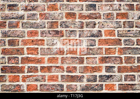 Background from an old and rugged brick wall Stock Photo