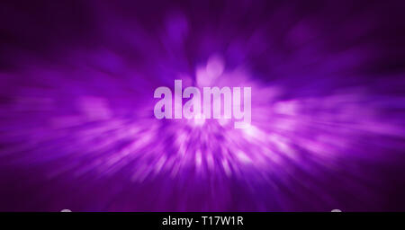 Bright purple blurred lights. Abstract blurred background. Stock Photo