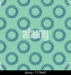 Abstract geometric round shapes color pattern. Spiral elements. Concentric swirling shapes with lines rotating inwards. Vector background. Stock Vector