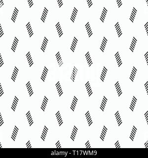 Abstract seamless pattern of repeating diagonal stripes. Simple geometric shapes. Modern stylish texture. Geometric striped ornament. Vector. Stock Vector