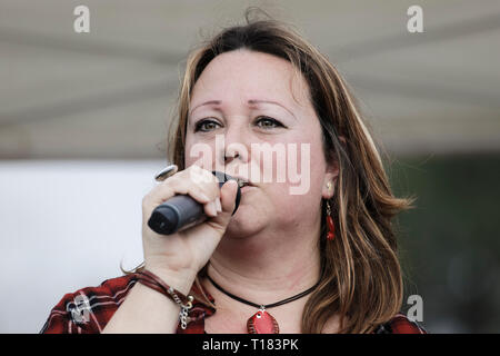 Linas-Montlhéry, France. 23th Mar, 2019. Whatslap performs  at God Save The Car and the Motorcycle on the mythical Linas-Montlhéry circuit, on March 23, 2019 in Linas-Montlhéry, France. Credit: Bernard Menigault/Ģ����ý Live News Stock Photo