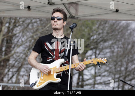 Linas-Montlhéry, France. 23th Mar, 2019. Whatslap performs  at God Save The Car and the Motorcycle on the mythical Linas-Montlhéry circuit, on March 23, 2019 in Linas-Montlhéry, France. Credit: Bernard Menigault/Ģ����ý Live News Stock Photo