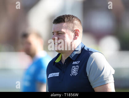 Trailfinders Sports Ground, London, UK. 24th Mar, 2019. Betfred Super League rugby, London Broncos versus Hull FC; Hull Head Coach Lee Radford Credit: Action Plus Sports/Alamy Live News Stock Photo