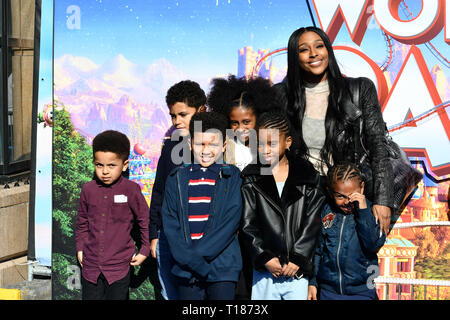 London, UK. 24th Mar 2019. Alexandra Burke attend WONDER PARK Gala Screening at Vue, Leicester Square, London on 24 March 2019, London, UK. Credit: Picture Capital/Alamy Live News Stock Photo