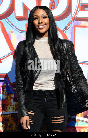 London, UK. 24th Mar 2019. Alexandra Burke attend WONDER PARK Gala Screening at Vue, Leicester Square, London on 24 March 2019, London, UK. Credit: Picture Capital/Alamy Live News Stock Photo