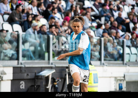 Turin, Italy. 24th Mar, 2019. Aleksandra Sikora during Juventus Women vs Fiorentina Women. Juventus Women won 1-0 at Allianz Stadium, in, Italy., . Credit: Alberto Gandolfo/Alamy Live News Stock Photo