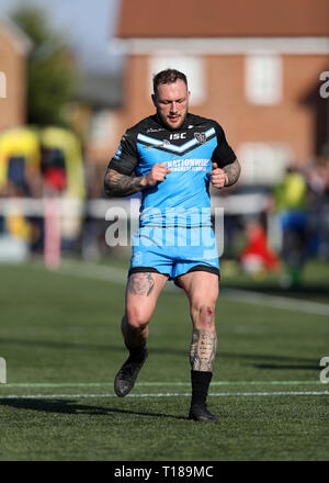 Trailfinders Sports Ground, London, UK. 24th Mar, 2019. Betfred Super League rugby, London Broncos versus Hull FC; Josh Griffin of Hull Credit: Action Plus Sports/Alamy Live News Stock Photo