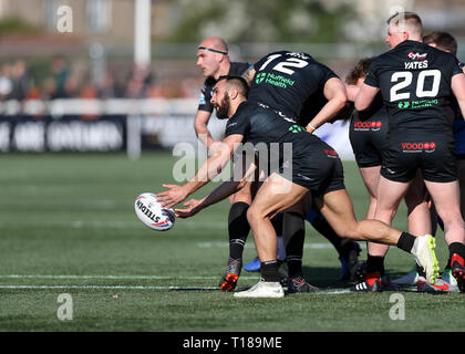 Trailfinders Sports Ground, London, UK. 24th Mar, 2019. Betfred Super League rugby, London Broncos versus Hull FC; Danny Houghton of Hull Credit: Action Plus Sports/Alamy Live News Stock Photo