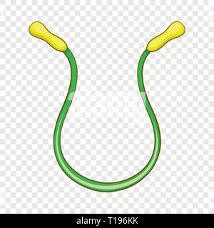 Skipping rope icon, cartoon style Stock Vector