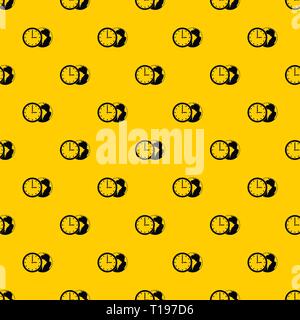 World planet with watch pattern vector Stock Vector