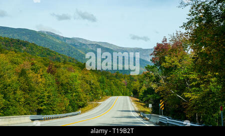 White mountains in new Hampshire Stock Photo