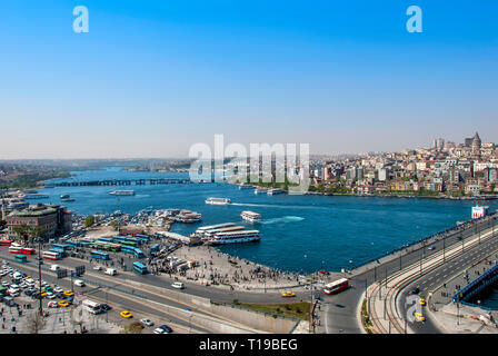 Istanbul, Turkey, 25 April 2006: Halic, Eminonu Stock Photo