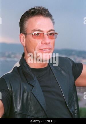CANNES, FRANCE - May 19, 1998: Actor JEAN-CLAUDE VAN DAMME at the Cannes Film Festival. Stock Photo